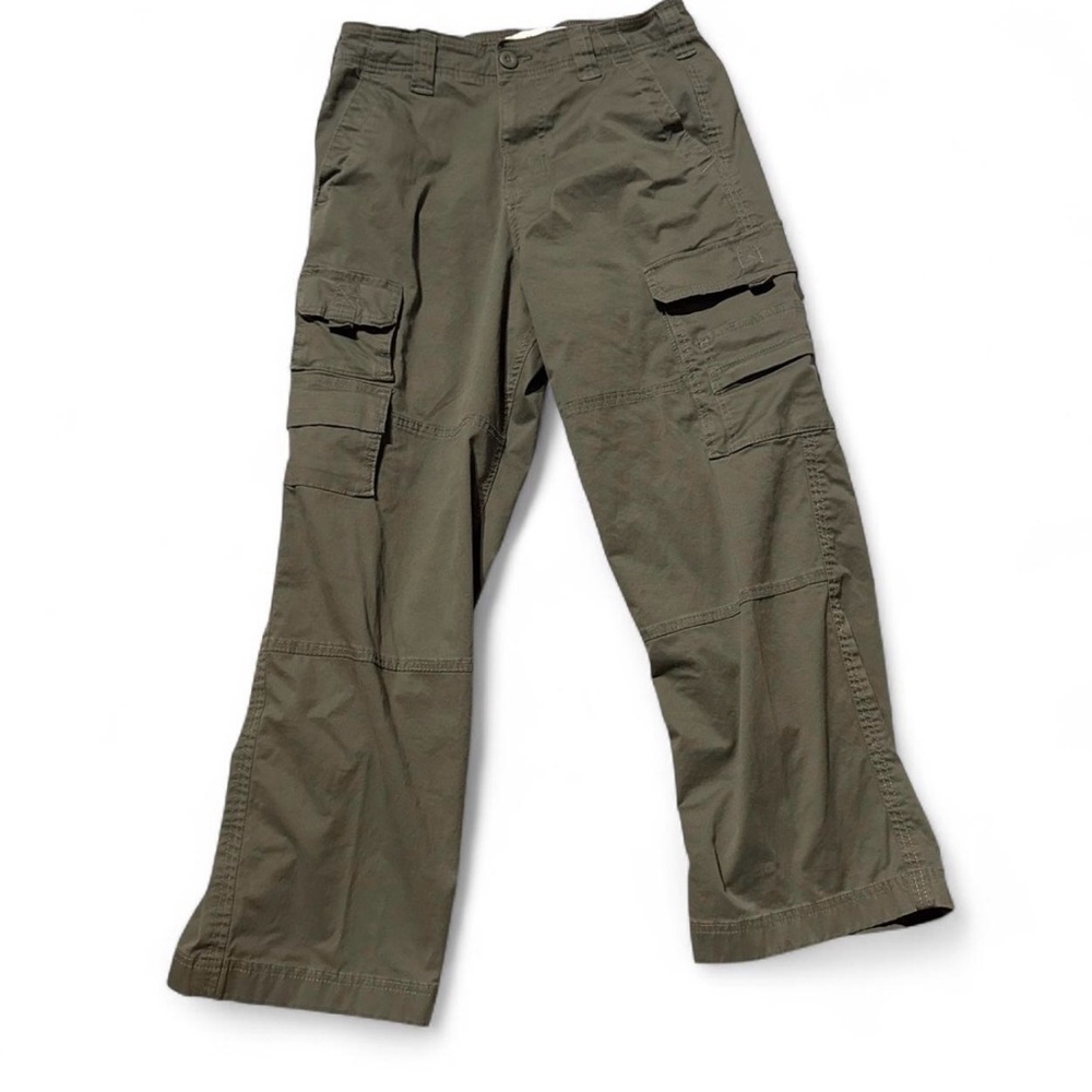 Hollister Men's Green Cargo Pants